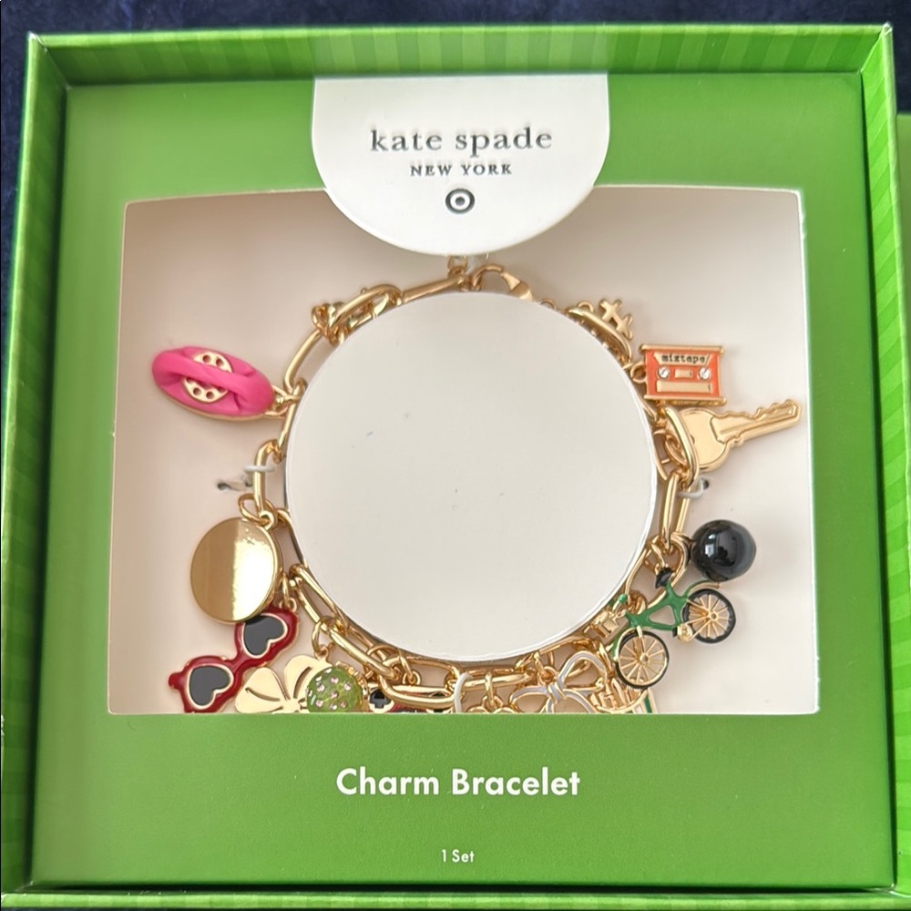 Kate Spade For Target Charm Bracelet NWT